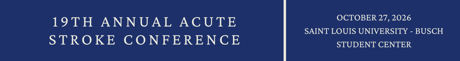 19th Annual Acute Stroke Conference Banner
